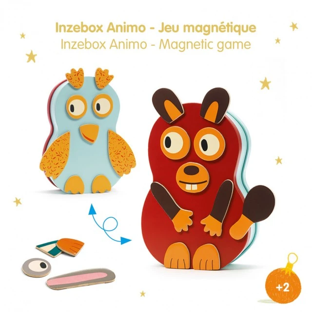 Игра с магнити животни