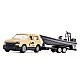 Land Rover Defender "Safari" toy with towbar and boat