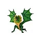 Papo dragon lizard figurine