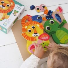 Wild animal magnet game