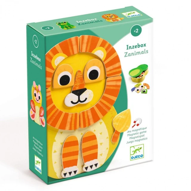 Игра с магнити диви животни