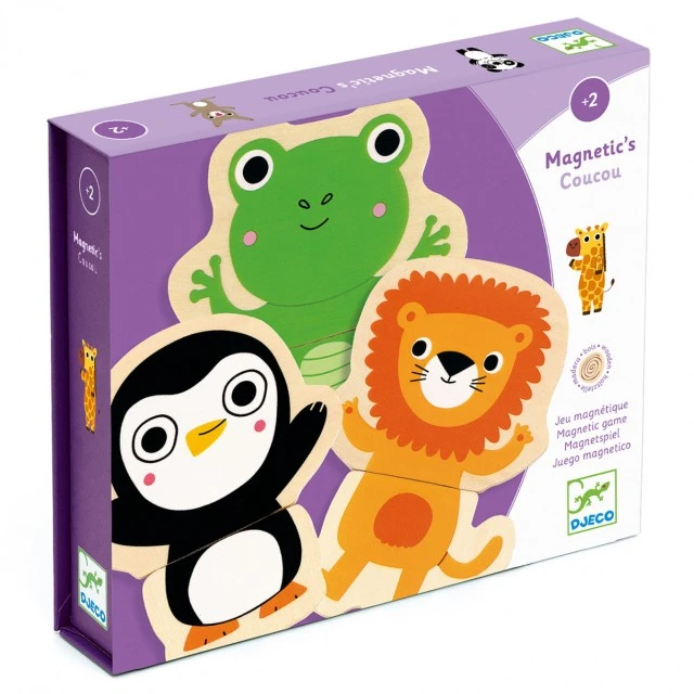 Игра с дървени магнити coucou magnetic`s