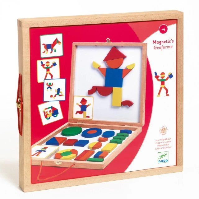 Игра с дървени магнити boxed set geoform