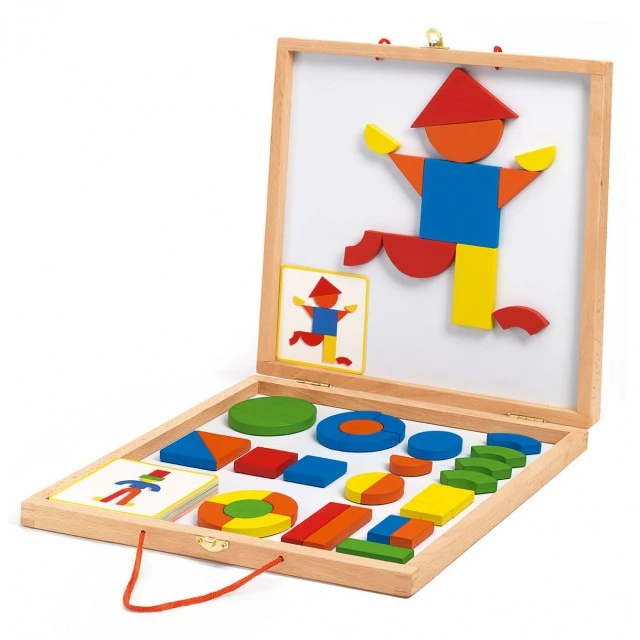 Игра с дървени магнити boxed set geoform