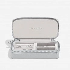 Кутия за бижута за пътуване Stackers Цвят светло сиво