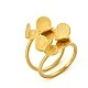 Arai gold plated Joidart ring size 16