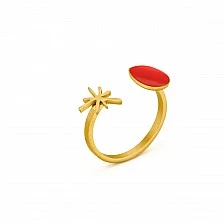 MIRO gold plated ring Joidart size 14