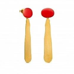 MIRO Long earrings with gold plating Joidart