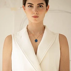 Necklace MIRO Blue Joidart