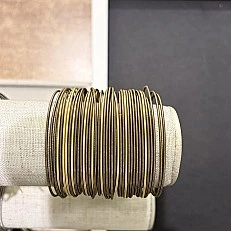 Bronze&amp;Gold bracelet color bronze and gold La Mollla Size 20cm