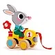 Bunny pull toy