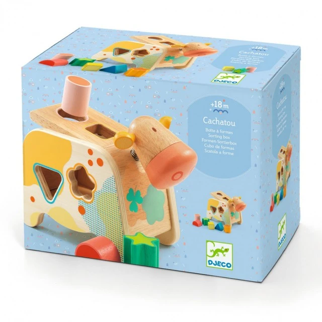 Children’s cube sorting cow