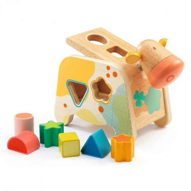 Children’s cube sorting cow