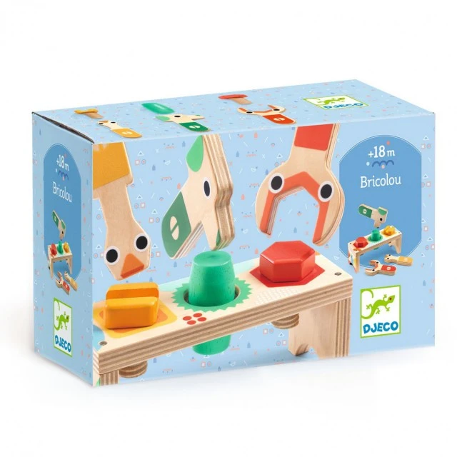 Wooden toy tools
