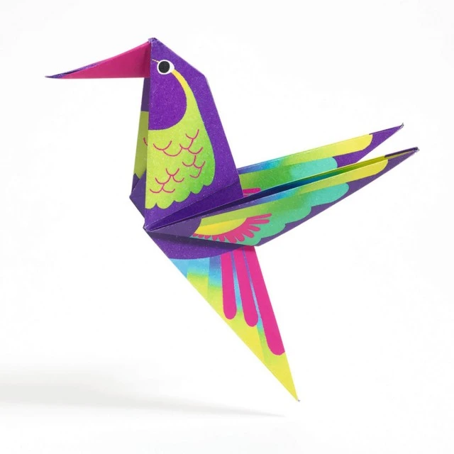 Origami tropical animals