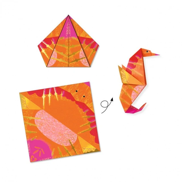 Origami sea creatures