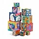 Cardboard cubes wild animals