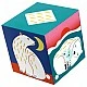 Cardboard cubes wild animals
