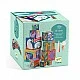 Cardboard cubes wild animals