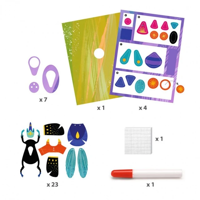 Make paper 3D insects