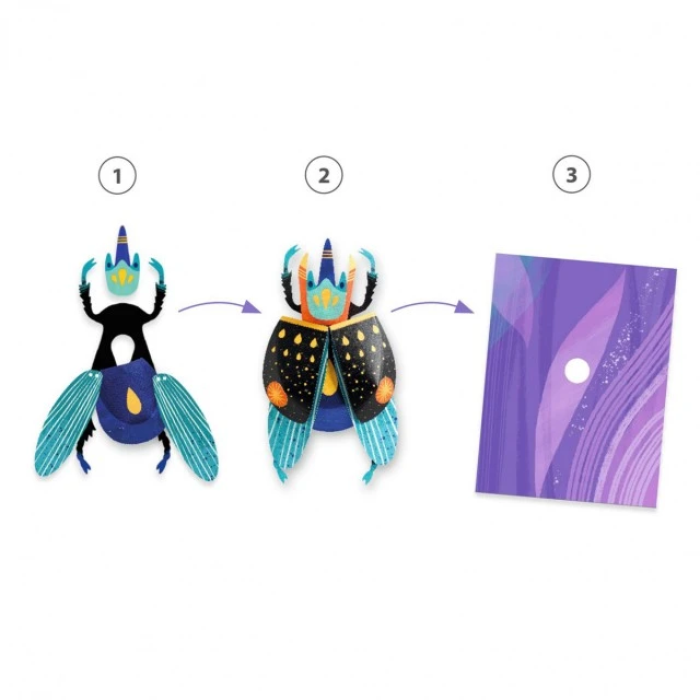 Make paper 3D insects