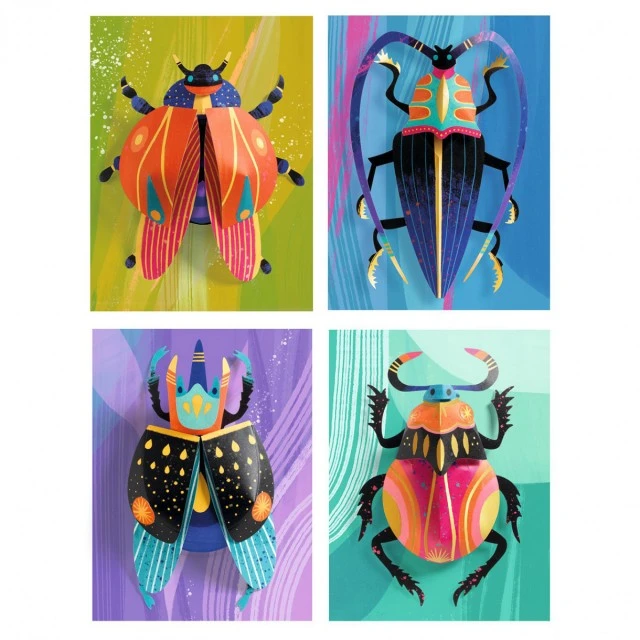 Make paper 3D insects