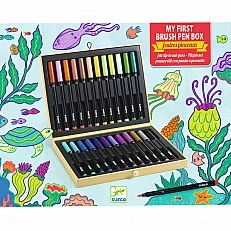 Box with markers brush 24 colors
