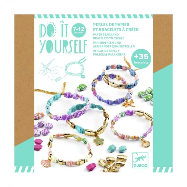 Set of DIY bracelets stylish and gold