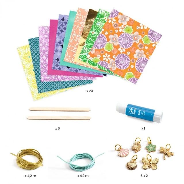 Set of DIY bracelets stylish and gold