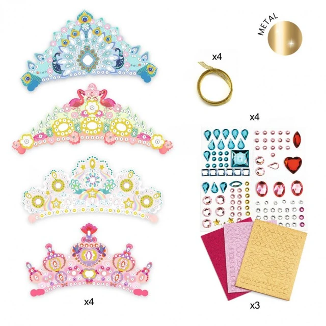 DIY princess tiara set