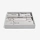 Jewelry box 4 sections Color gray