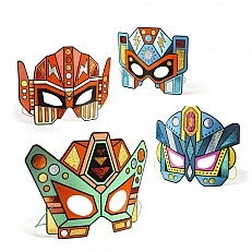 DIY super robot masks set