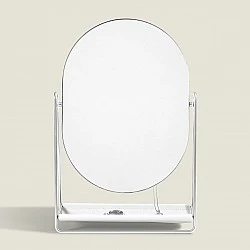 Mirror with jewelry stand Color white