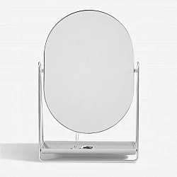 Mirror with jewelry stand Color gray