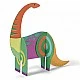 Assemble, color and play dinosaur set