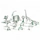 Assemble, color and play dinosaur set