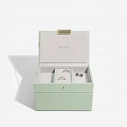 Mini jewelry box 2pcs. Color green