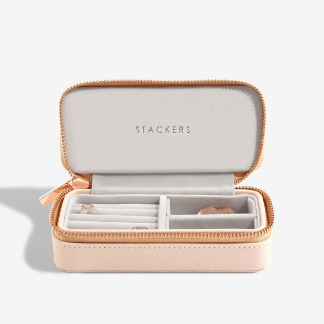 Travel Jewelry Box Color Light Pink