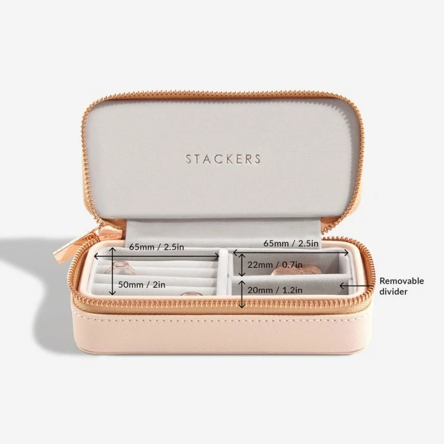 Travel Jewelry Box Color Light Pink