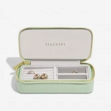 Кутия за бижута за пътуване Цвят зелено