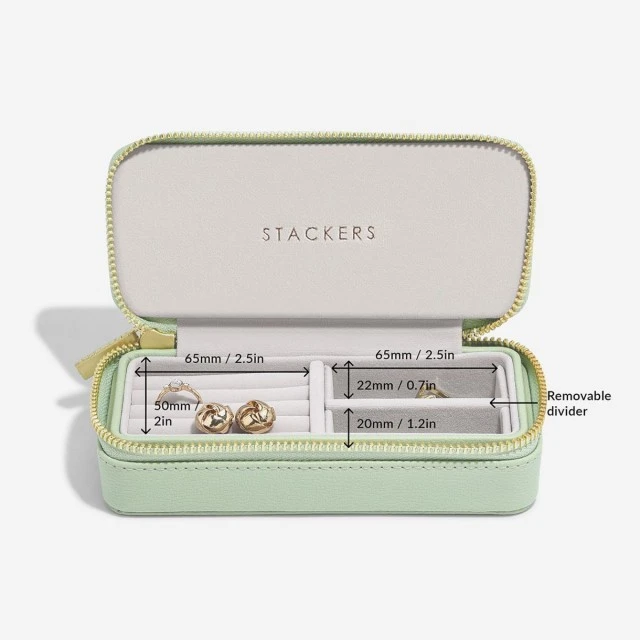 Travel Jewelry Box Color Green