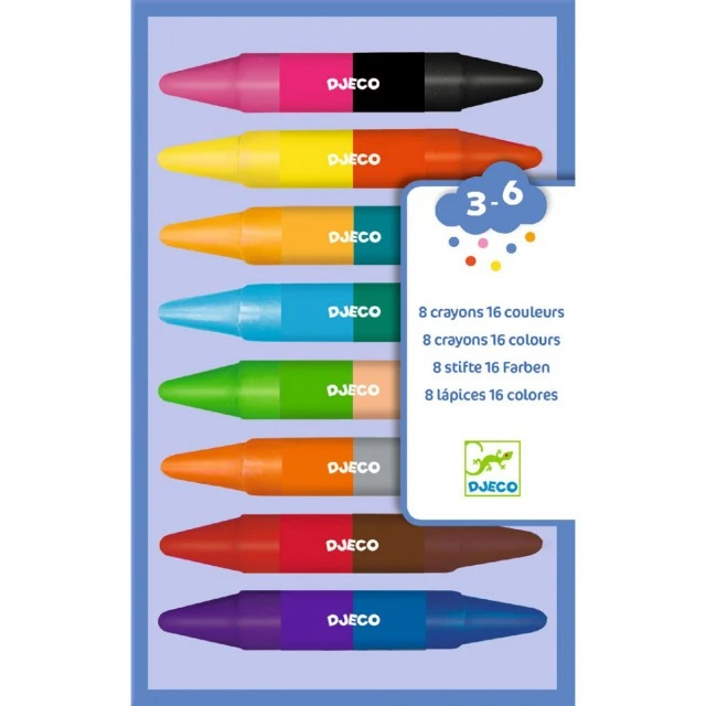 Double-sided crayons