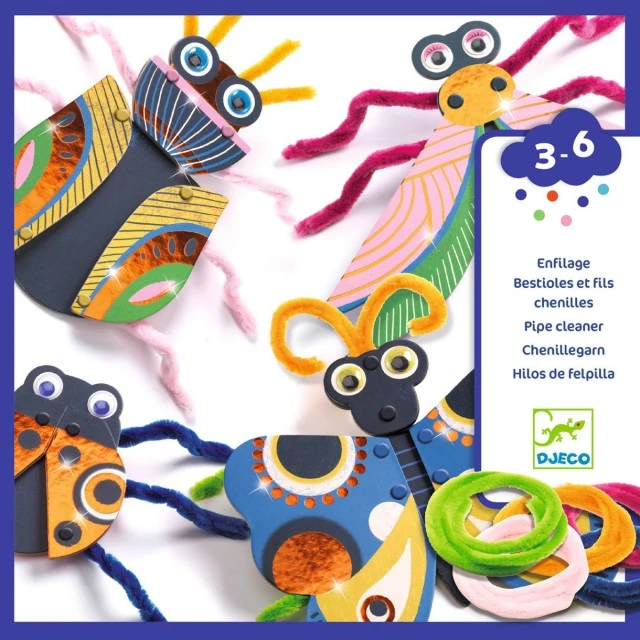 Make insects with chenille wire