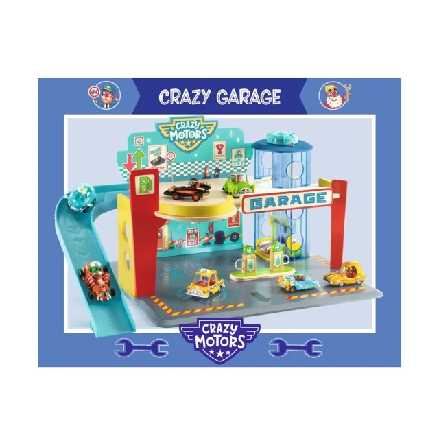 Играчка гараж от серията Crazy motors