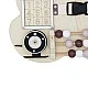 Wooden Busy Board Bear GINGER HOME, Montessori Board for Fine Motor Skills, 30x39 cm