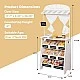 Wooden Children's Store and Theater 2 in 1 GINGER HOME, for Role Playing, with Cash Register, POS Terminal and Scanner with Sound, Toys and Accessories, 45x24x97.5 cm, for Children Over 3 Years Old