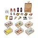 Wooden Children's Store and Theater 2 in 1 GINGER HOME, for Role Playing, with Cash Register, POS Terminal and Scanner with Sound, Toys and Accessories, 45x24x97.5 cm, for Children Over 3 Years Old