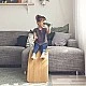 Ginger Home Wooden Balance Board – Safe Toy for Children, 82x30x15 cm