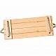 GINGER HOME Children's Wooden Swing for Yard with Ropes – Natural Wood, 33 cm