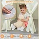 Детска Дървена Къща за Игра 6 в 1 GINGER HOME – Стол, Маса, Черна Дъска, Органайзер, Тента и Мека Подложка